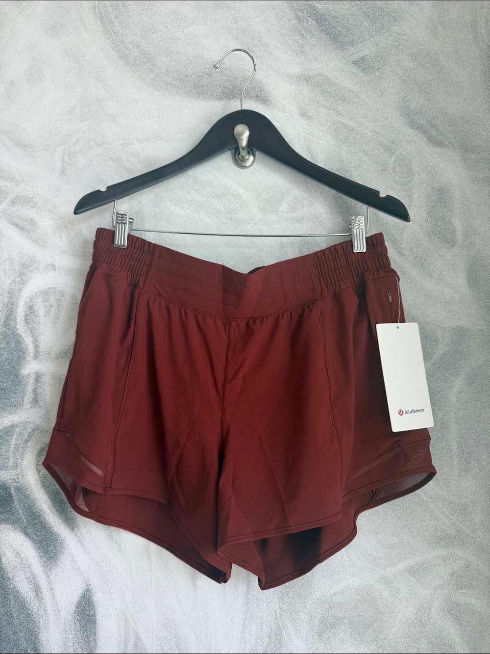 Lululemon Hotty Hot HR Short 4" Lined Cranberry Charm Size 14 NWT Running